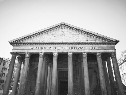 The Pantheon’s symmetry and permanence symbolize the heights of civilization built on clarity of state purpose and shared identity