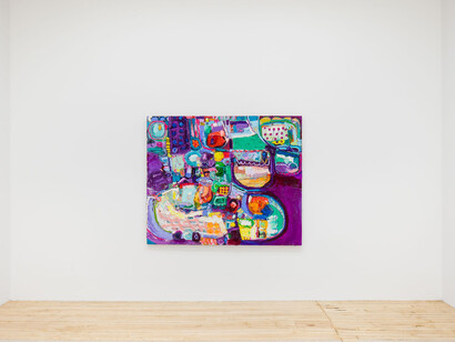 Dena Novak, Domestic saturation, exhibition view. Courtesy of Shrine 