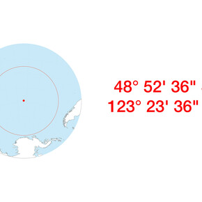 David Renaud, Point Nemo, 2014, Impression laser sur papier, 57 cm x 44,3cm (diptyque), Courtesy Galerie Anne Barrault

