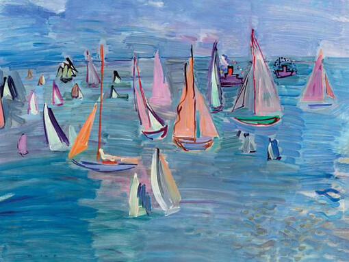 Raoul Dufy. Raffigurazione di barche
