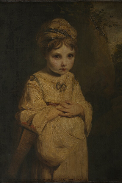Joshua Reynolds, The Strawberry Girl, 1772-3,  © The Wallace Collection, Photo: The National Gallery, London
