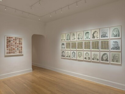 Phong H. Bui and Sol LeWitt, exhibition view. Courtesy of Craig Starr Gallery