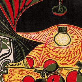 Pablo Picasso, Still life under the lamp, 1962. Courtesy of the British Museum