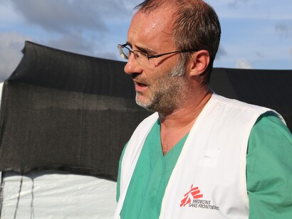 David Noguera en una de sus actuaciones sobre el terreno