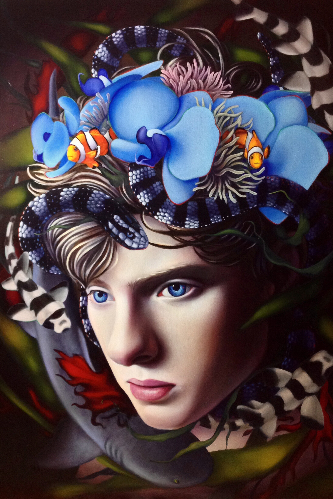 Ryan Martin, The Noose, 2014, oil on canvas, 48 x 36 inches