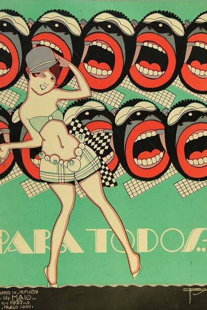 Portada revista Para Todos, José Carlos de Brito e Cuhna, 1927