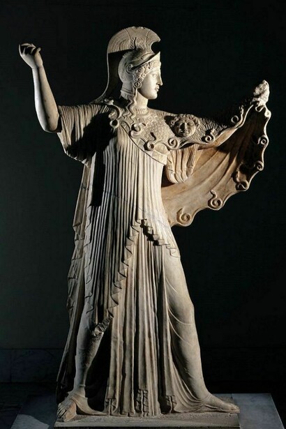 Atena, arte romana. Museo Nazionale di Napoli.
