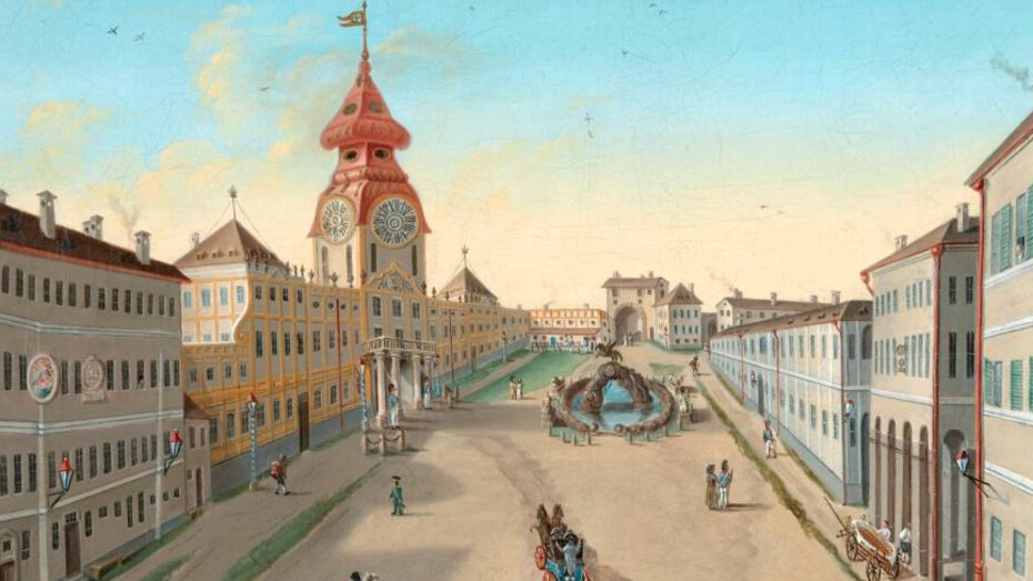 City in Flames. Courtesy of Salzburg Museum