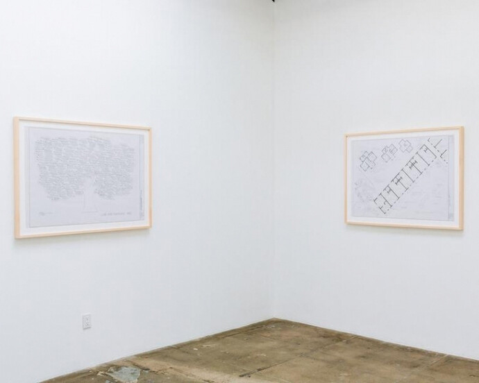 Mark Bennett, Exhibition view. Courtesy of Mark Moore Gallery 