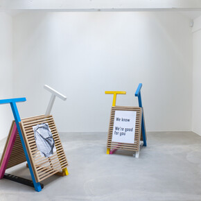 A is for Analogue, exhibition view. Courtesy of the artists and narrative projects, London.
