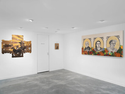 Narsiso Martinez, Eat happy, exhibition view. Courtesy of Charlie James Gallery