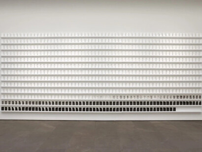Máté Dobokay, Studies in depletion, exhibition view. Courtesy of Galerie Bigaignon