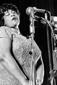 Ella Fitzgerald performing in 1961