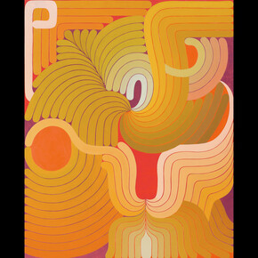 Jenny Kemp, Kernel, acrylic on linen over wood panel, 21 x 17 inches. Courtesy of McKenzie Fine Art