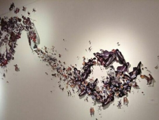 Emily Dorr "Bearing Adam's Rib" Print on Ink-Jet Paper Image Credit: Lisa DeNovio, Albany Center Gallery