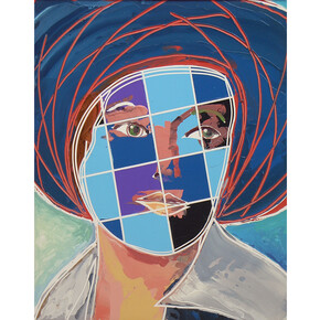 David Ben White, The Personification of an Ideal (Margarete), 2014, Mixed media, 51 x 41 cm © David Ben White. Courtesy the artist and l’étrangère