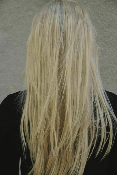 Blond hair