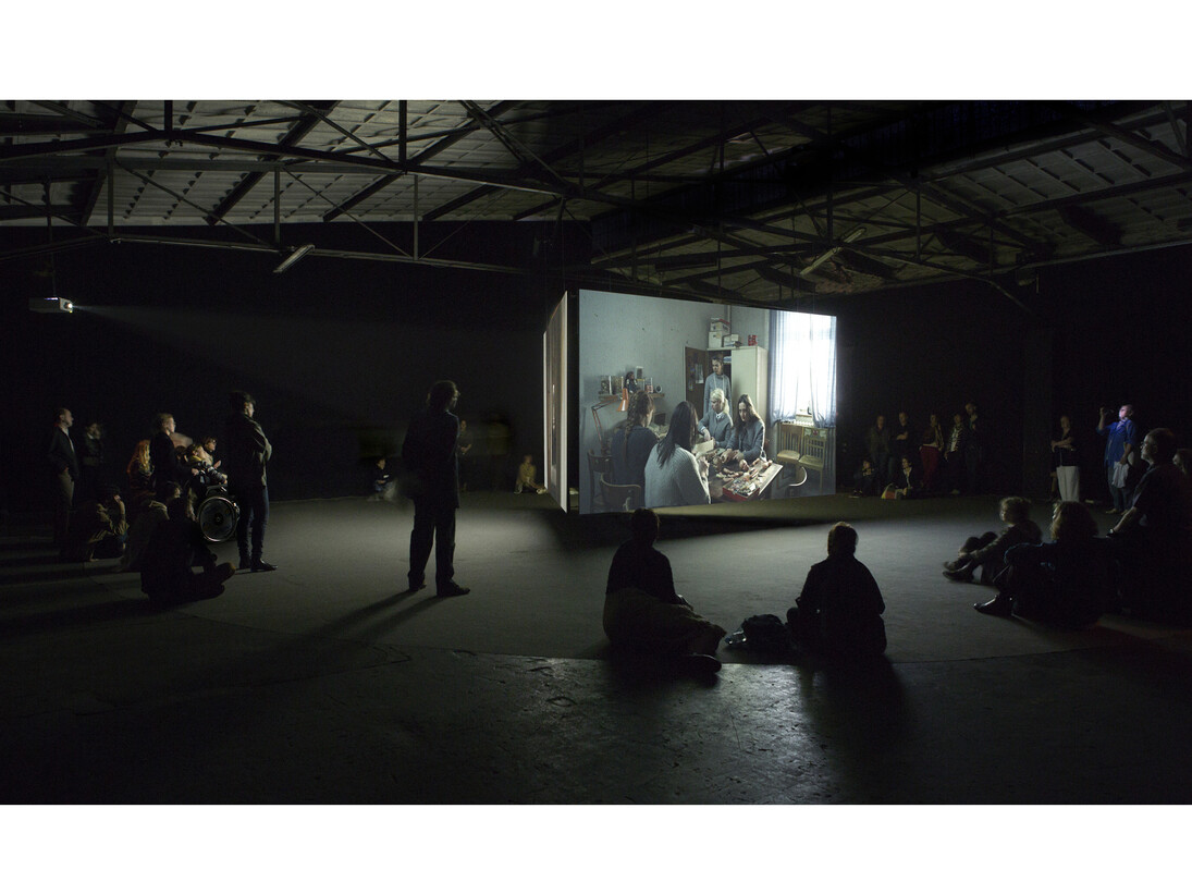 Video still, Muster (Rushes), 2012. Installation view, dOCUMENTA 13, Kassel, 2013. © Clemens von Wedemeyer and VG Bild-Kunst, Bonn 2014. Courtesy of KOW, Berlin.