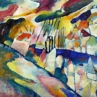 Wassily Kandinsky - Landschaft mit Regen