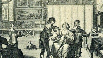 La Saignée, Abraham Bosse, Biblioteca Nazionale di Parigi.