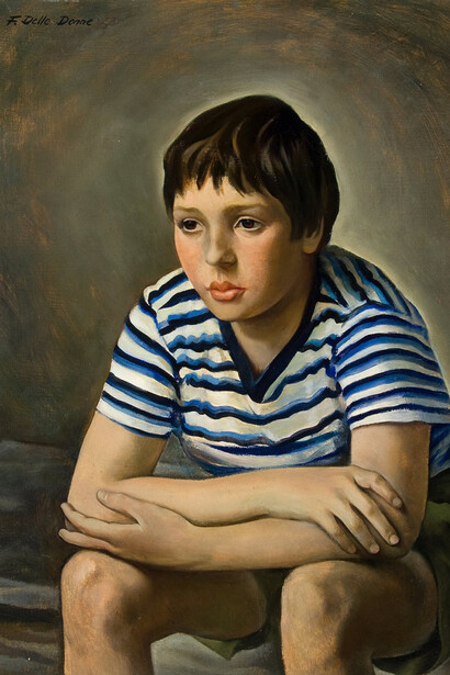 The serious and the smirk. Courtesy of Brandywine River Museum of Art