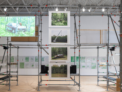 Mary Ellen Carroll, How to talk dirty and influence people, exhibition view. Courtesy of Contemporary Arts Museum