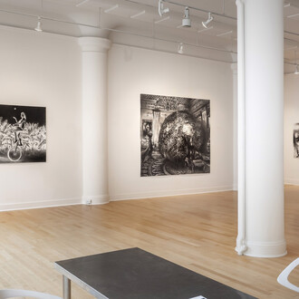Gonzalo Fuenmayor, A certain slant of light, exhibition view. Courtesy of Dolby Chadwick Gallery