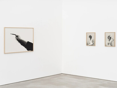 Helena Almeida, exhibition view. Courtesy of Galeria Francisco Fino