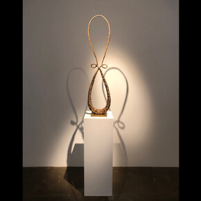 Michael Schultheis, Cycloids of Ceva Inspiring, 2020, bronze. Courtesy the artist and Winston Wächter Fine Art, New York

