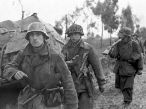 Soldati tedeschi al fronte