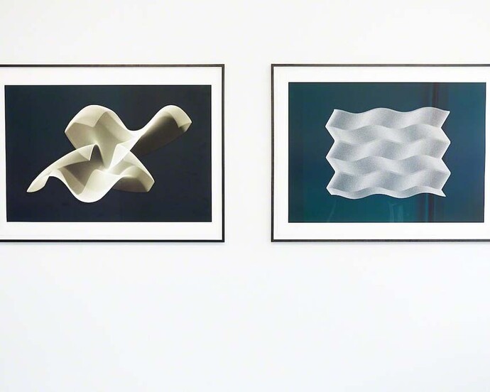 Steina and Woody Vasulka, Exhibition view. Courtesy of Berg Contemporary 