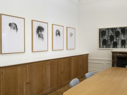 Jaume Plensa, 5 rêves, 5 désirs, exhibition view. Courtesy of Galerie Lelong