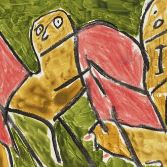 Oupa Sibeko, Postcard series 4 (detail), 2025. Courtesy of David Krut Arts