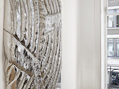 Joel Morrison, ‘Steel Life Crisis’ at Almine Rech Gallery in London 17.04 - 16.05.2015, Photo: Alex Delfanne, Courtesy of the Artist and Almine Rech Gallery