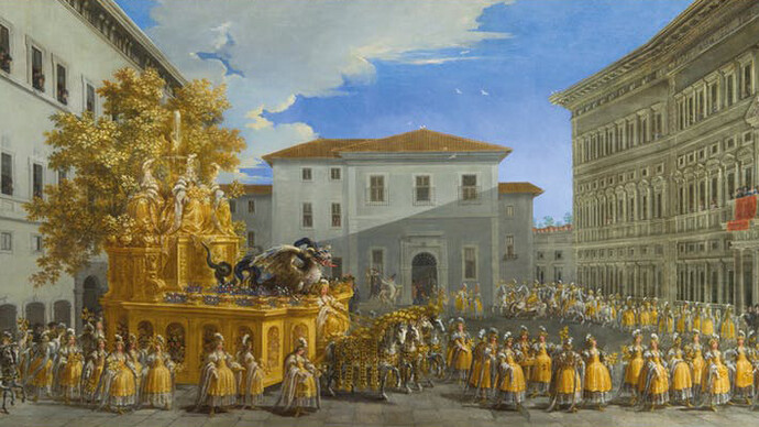 Il carro d’oro di Johann Paul Schor. Courtesy of Gallerie degli Uffizi