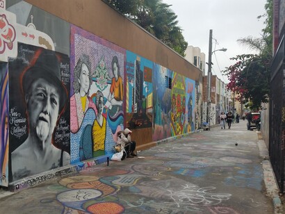 San Francisco, California. Clarion Alley