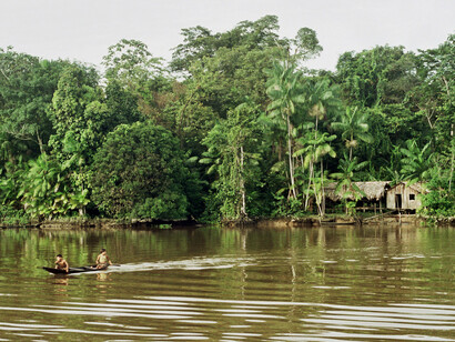 Choza en el Amazonas brasileño