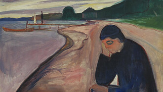 Edward Munch, "Malinconia", (1893). Munch è stato un vero esempio. Si può sopravvivere al dolore solo se riusciamo ad esternarlo