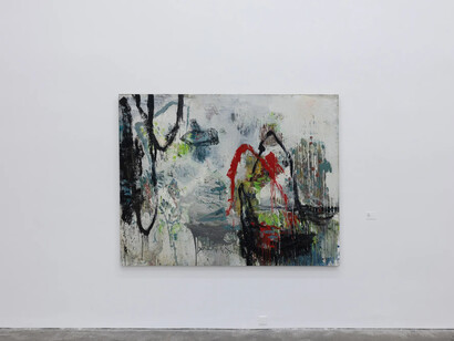 Xie Bei, Let it happen, exhibition view. Courtesy of A Thousand Plateaus Art Space