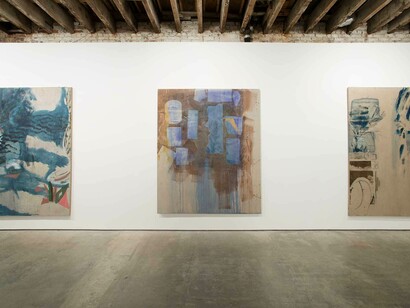 Nick Goss
Bluing, 9 January - 21 February 2016 
installation view, Simon Preston Gallery, New York
