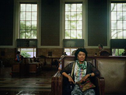 Jeffrey Shagawat, (Portrait) Train Station 