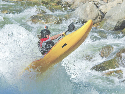 Llegó a estar entre los tres primeros en el campeonato mundial de kayak realizado en Canadá, y todos estábamos orgullosos del representante peruano más capaz