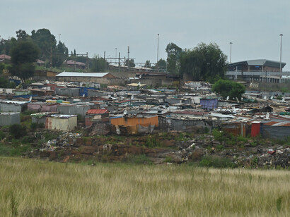Shacks in Soweto, Johannesburg - South Africa is one of the most unequal countries in the world © Ashish Kothari