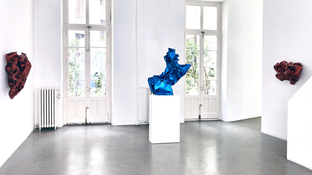 Hans Kupelwieser and Rudolf Polanszky, exhibition view. Courtesy of Galerie Mezzanin