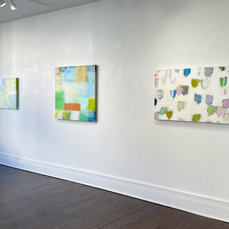 Ellen Hermanos, Flowers shall grow, exhibition view. Courtesy of the Estate of Ellen Hermanos and Susan Eley Fine Art