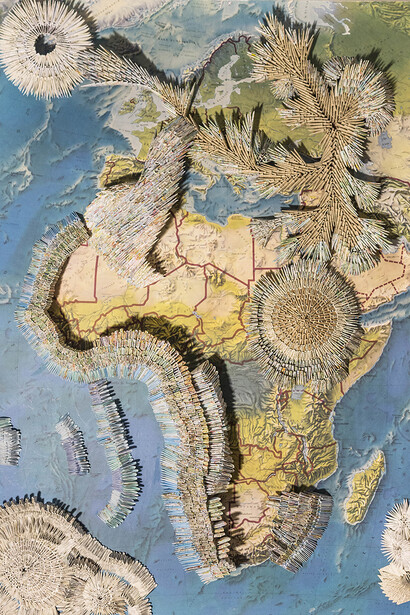 Amanda Chiarucci, Utopia. Congiunzioni tra cielo e terra. Africa, Mappa fisica del desiderio, 2016
