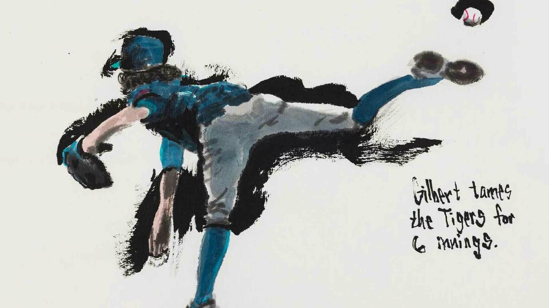 John Collins, Moonlight Graham no. 199 (detail), 2025. Courtesy of Track 16 Gallery