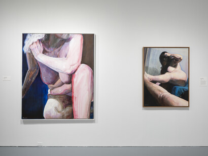 Joan Semmel, In the flesh, exhibition view. Courtesy of the Jewish Museum