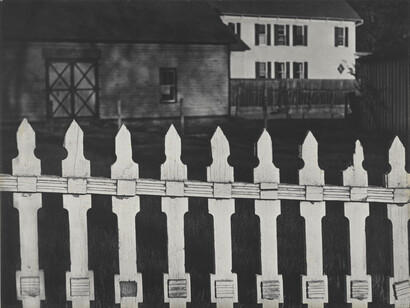 White Fence, Port Kent, New York, 1916, Paul Strand © Paul Strand Archive, Aperture Foundation