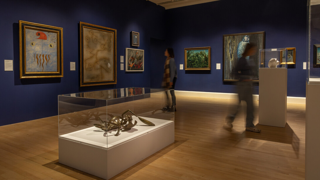 Various artists, Surrealism: picturing the strange, exhibition view. Courtesy of National Galleries of Scotland
